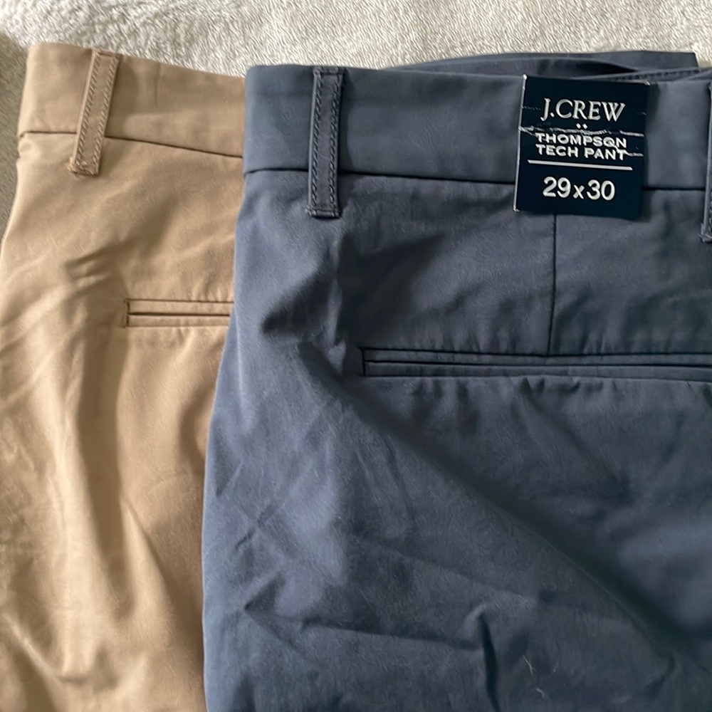 J.Crew Thompson Tech Pant(29*30) Tapered,blue gray or tan